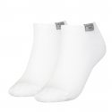 CALVIN KLEIN JEANS 2 paires Socquettes Femme Bio ORGANIC Blanc