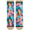 XPOOOS Chaussettes Femme MicroCoton FLUFFY Multicolore