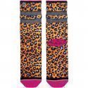 XPOOOS Chaussettes Femme MicroCoton FLUFFY Orange Rose