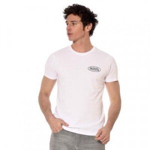 VON DUTCH Lot de 2 t-shirts Homme Coton BASICX2 Noir Blanc