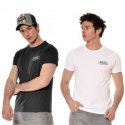 VON DUTCH Lot de 2 t-shirts Homme Coton BASICX2 Noir Blanc