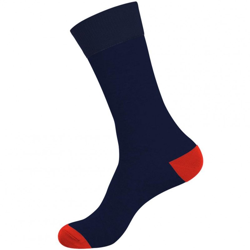 CRAZYSOCKS Lot de 2 paires de Chaussettes Homme Coton Bio PERROQUET Bleu Rouge