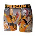 Boxer Garçon OSK Gris et Orange