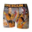 FREEGUN Boxer Bébé Garçon Microfibre OSK Gris Orange