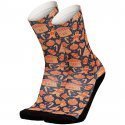 PULL IN Chaussettes Homme Microcoton PETITBISCUIT Orange Noir