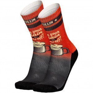 PULL IN Chaussettes Homme Microcoton NIGHTOFF Rouge Noir