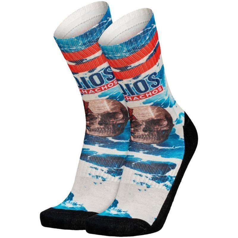 PULL IN Chaussettes Homme Microcoton BITCHATCHOS Bleu Blanc