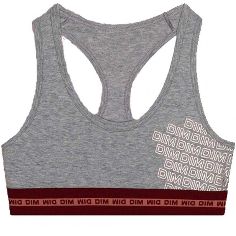 Brassière Fille DIMSPORT Gris et Uni