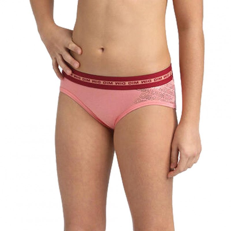 DIM Shorty Fille Coton DIMSPORT Rose