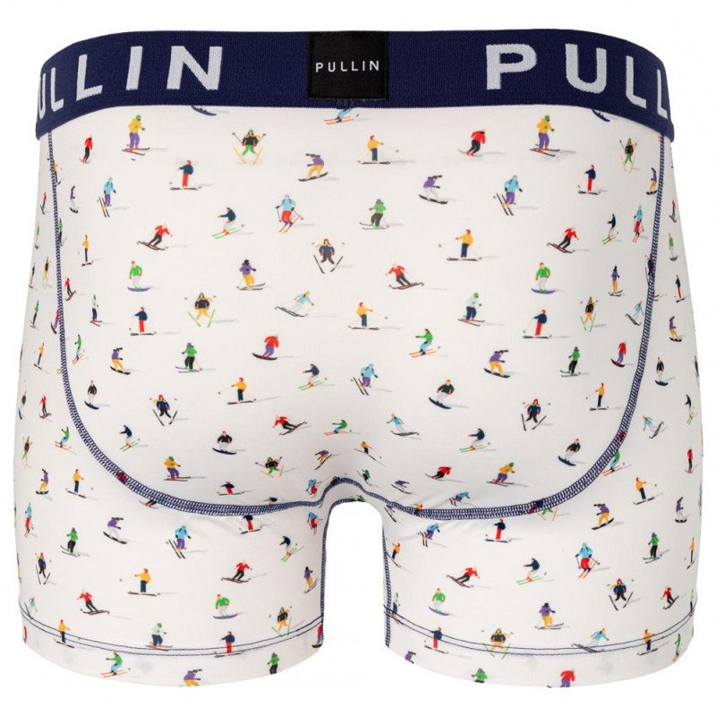 PULL IN Boxer Homme Microfibre CHASSENEIGE Blanc