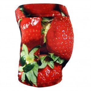 HERITAGE Boxer Homme Microfibre FRAISE Rouge Vert MADE IN FRANCE