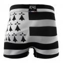 Boxer Homme BRETON Noir et Gris