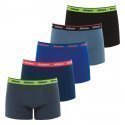 ATHENA Lot de 5 Boxers Homme Coton SPORTPACK Gris Bleu Noir