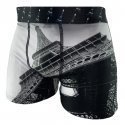 HERITAGE Boxer Homme Microfibre TOUR EIFFEL Noir Gris MADE IN FRANCE