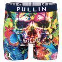 PULL IN Boxer Long Homme Microfibre FASKELETON Multicolore
