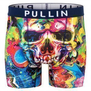 PULL IN Boxer Long Homme Microfibre FASKELETON Multicolore