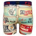 PULL IN Boxer Long Homme Microfibre FASKISIGNS Multicolore