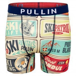 PULL IN Boxer Long Homme Microfibre FASKISIGNS Multicolore