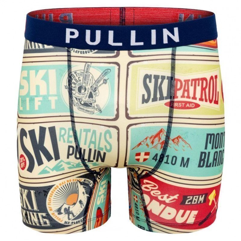 PULL IN Boxer Long Homme Microfibre FASKISIGNS Multicolore