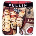 PULL IN Boxer Long Homme Microfibre FABOO Rouge Beige