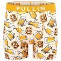 PULL IN Boxer Long Homme Microfibre FAAPERO Jaune Beige