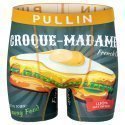 PULL IN Boxer Long Homme Microfibre FACROCMADAME Gris Jaune