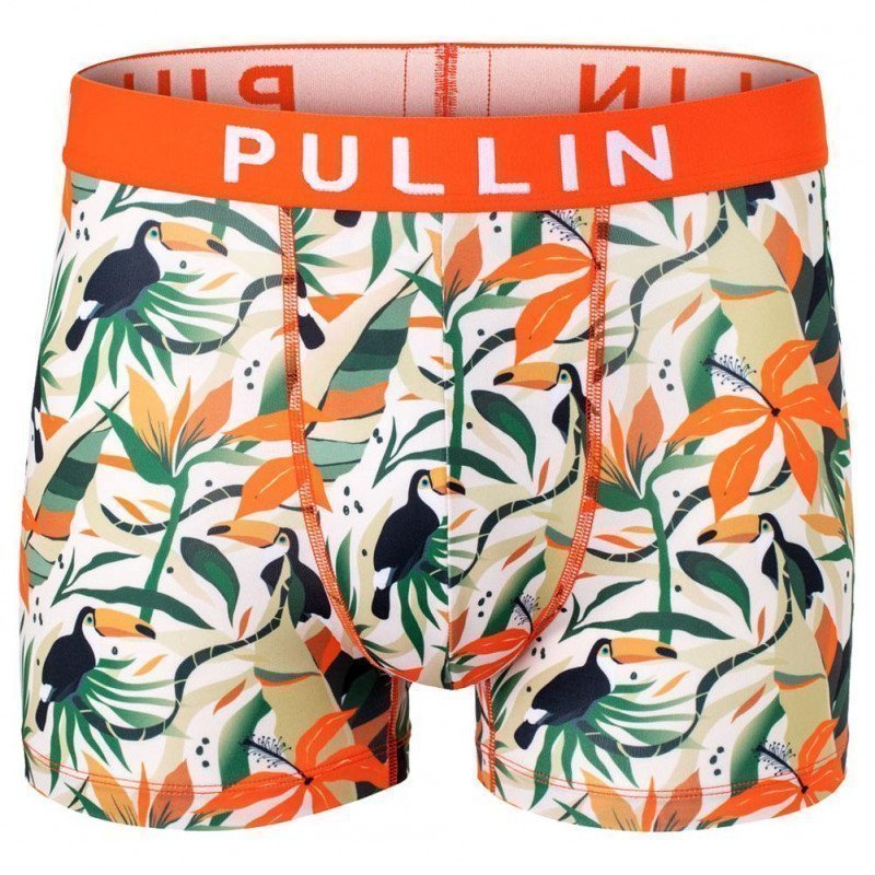 PULL IN Boxer Homme Microfibre MASEXOTICO Orange Vert