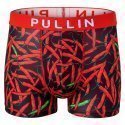 PULL IN Boxer Homme Microfibre MASHOTCHILLI Rouge Noir