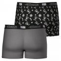 LOT DE 2 Boxer Sous-vêtements Homme BROOKLYNNETS Gris et Noir