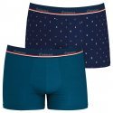 EMINENCE Lot de 2 Boxers Homme Coton FAIT EN FRANCE Atlantique Imprimé Lettres