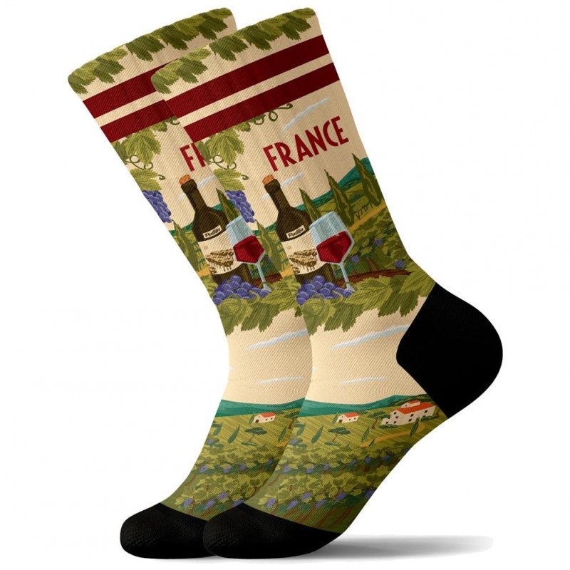 PULL IN Chaussettes Homme Microfibre PINO Vert Beige