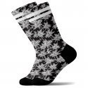 PULL IN Chaussettes Homme Microfibre MACABOU Noir Blanc