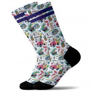 PULL IN Chaussettes Homme Microfibre SURFCALIF Multicolore