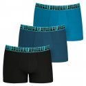 ATHENA Lot de 3 Boxers Homme Coton EASYSPORT Noir Marine Bleu