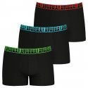 ATHENA Lot de 3 Boxers Homme Coton EASYSPORT Noir Multicolore