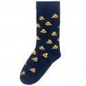 LES LIMOUSINES Chaussettes Homme Coton PAPIZZA Marine Jaune