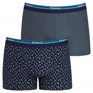 EMINENCE Lot de 2 Boxers Homme Coton Bio DUOBIO Bouteille Poivre