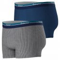 EMINENCE 2 Boxers Homme Coton Bio DUOBIO Chevron Bleu Croisière