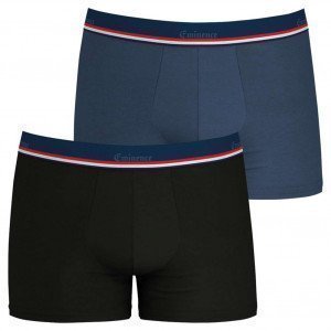 EMINENCE 2 Boxers Homme Coton FAIT EN FRANCE Noir Anthracite