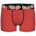 FREEGUN Boxer Homme Coton Bio CEPASTEQUE Rouge Noir