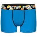 FREEGUN Boxer Homme Coton Bio CEANANAS Bleu Jaune