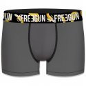 FREEGUN Boxer Homme Coton Bio CEBANANE Gris Jaune