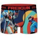 FREEGUN Boxer Homme Microfibre GOL2 Multicolore GOLDORAK