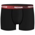 FREEGUN Boxer Homme Coton B3NEVERSTOP Noir Rouge