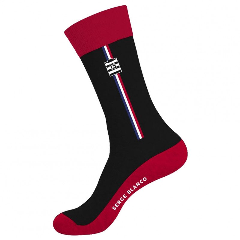 SERGE BLANCO 3 paires Chaussettes Homme Coton CHVASS5 Rouge Noir