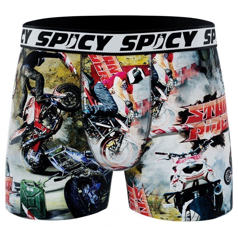 SPICY Boxer Homme Microfibre STU Multicolore