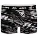 UMBRO Boxer Homme Microfibre SUBASS1 Gris Blanc