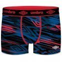 UMBRO Boxer Homme Microfibre SUBASS1 Rouge Bleu