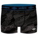 UMBRO Boxer Homme Microfibre SUBASS1 Gris Bleu