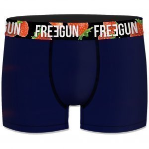 FREEGUN Boxer Homme Coton Bio CEFRAISE Marine Rouge